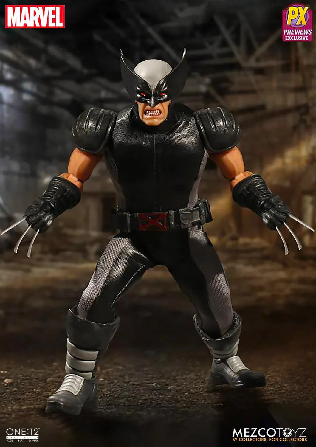MEZCO WOLVERINE (PX) PREVIEWS EXCLUSIVE 1/12 SCALE - 76532