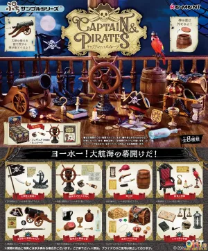 Re-Ment Petit Sample Captain & Pirates [Box of 8]