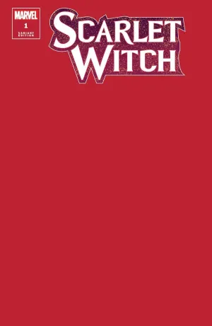 Scarlet Witch #1 Red Blank Sketch Variant